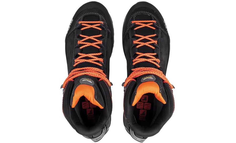 Трекінгові черевики чоловічі Salewa MTN Trainer 2 Mid GTX - 61397 (0876/Onyx-Black), Колір виробника: 0876/Onyx-Black, Тип колодки: широка, Розмір виробника: UK 9,5 (EU 44), зображення 9