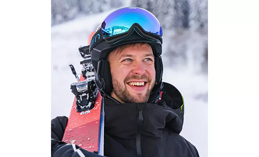 Гірськолижна маска Cairn Gravity SPX3 (Black/Blue), Колір: Black/Blue, Розмір: Large, зображення 3