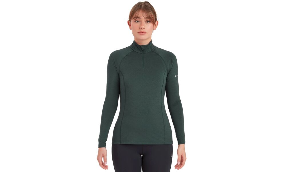 Термокофта жіноча Montane Dart XT Zip Neck - FDXZN (Deep Forest), Колір виробника: Deep Forest, Розмір виробника: S/EU 38, зображення 2