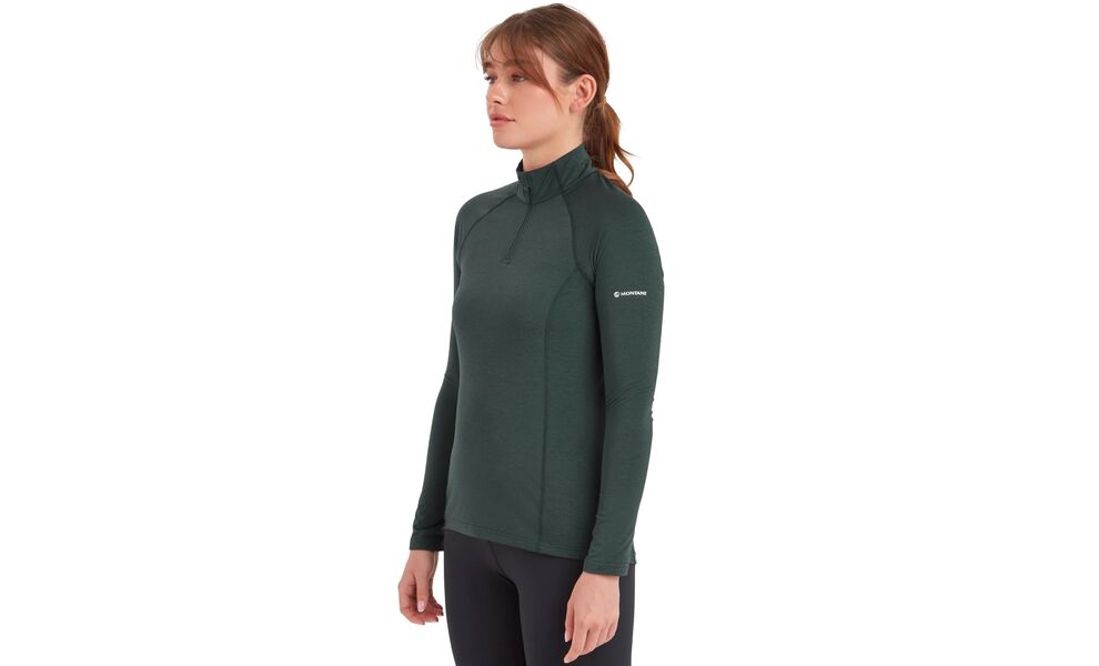 Термокофта жіноча Montane Dart XT Zip Neck - FDXZN (Deep Forest), Колір виробника: Deep Forest, Розмір виробника: S/EU 38, зображення 4