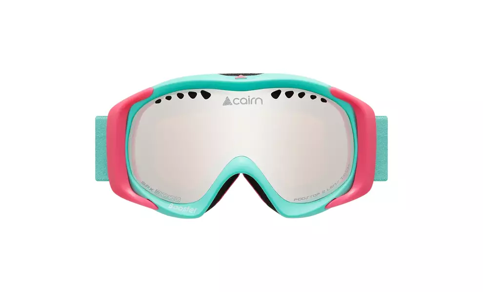 Дитяча гірськолижна маска Cairn Booster SPX3 Jr (Mat Turquoise/Pink), Колір: Mat Turquoise/Pink, Розмір: 6-12 років, зображення 2
