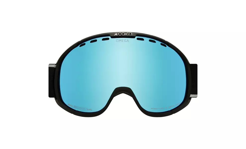 Гірськолижна маска Cairn Omega SPX3 (Black/Ice Blue), Колір: Black/Ice Blue, Розмір: Medium, зображення 2