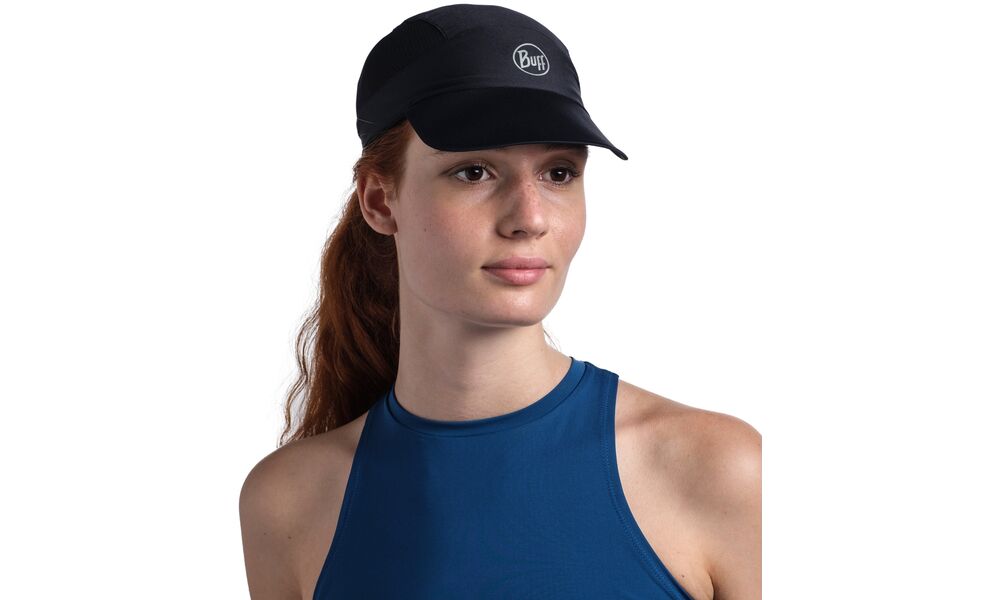 Кепка BUFF® 5 Panel Go (Solid Black), Колір виробника: Solid Black, Тип розміру: L/XL, зображення 3