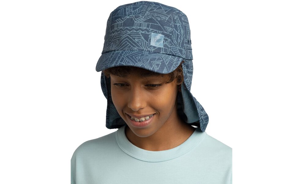 Кепка дитяча BUFF® Kids Sahara (Kasai Night Blue), Колір виробника: Kasai Night Blue, зображення 6