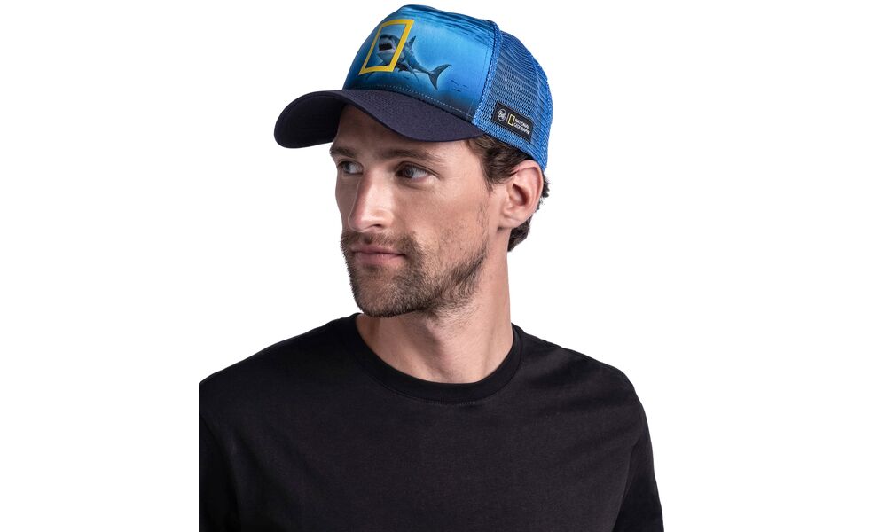 Кепка BUFF® National Geographic Trucker (Seons Navy), Колір виробника: Seons Navy, Тип розміру: L/XL, зображення 3