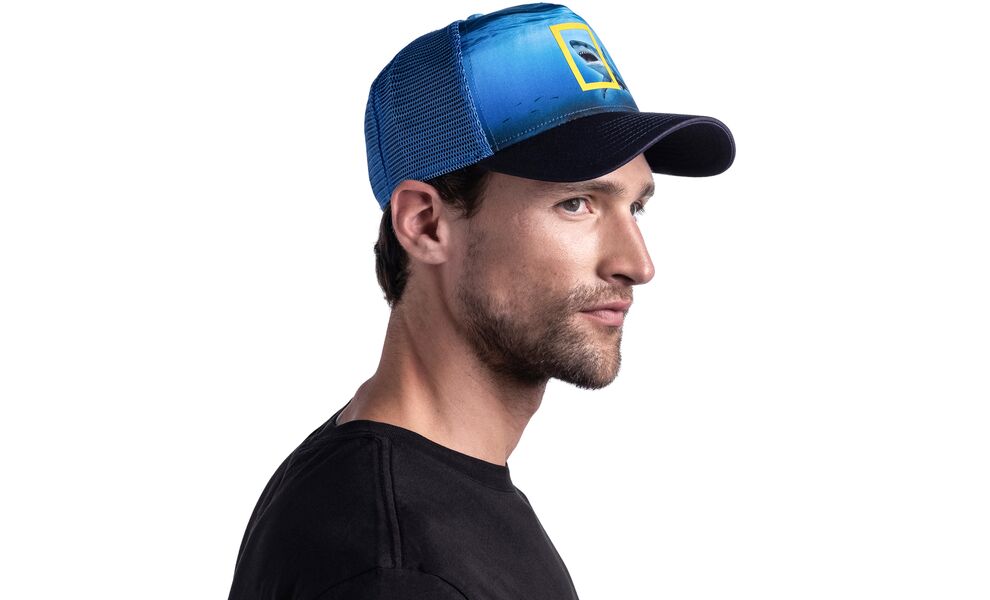 Кепка BUFF® National Geographic Trucker (Seons Navy), Колір виробника: Seons Navy, Тип розміру: L/XL, зображення 4