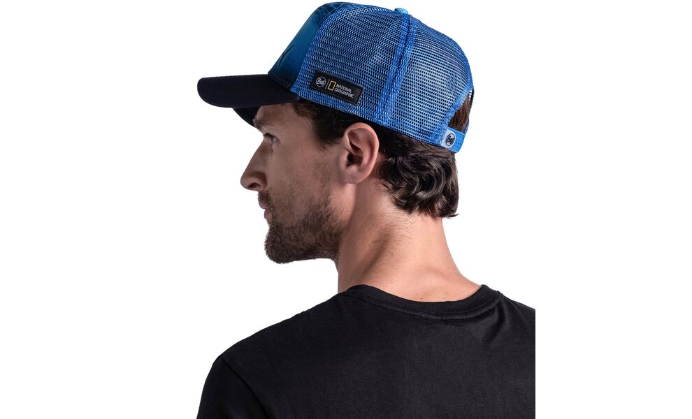 Кепка BUFF® National Geographic Trucker (Seons Navy), Колір виробника: Seons Navy, Тип розміру: L/XL, зображення 5