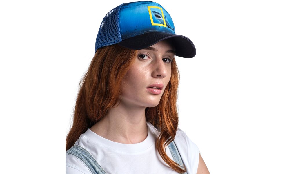 Кепка BUFF® National Geographic Trucker (Seons Navy), Колір виробника: Seons Navy, Тип розміру: L/XL, зображення 6