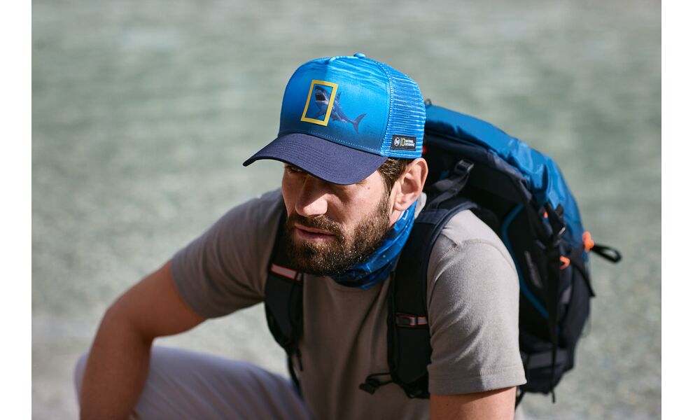 Кепка BUFF® National Geographic Trucker (Seons Navy), Колір виробника: Seons Navy, Тип розміру: L/XL, зображення 9