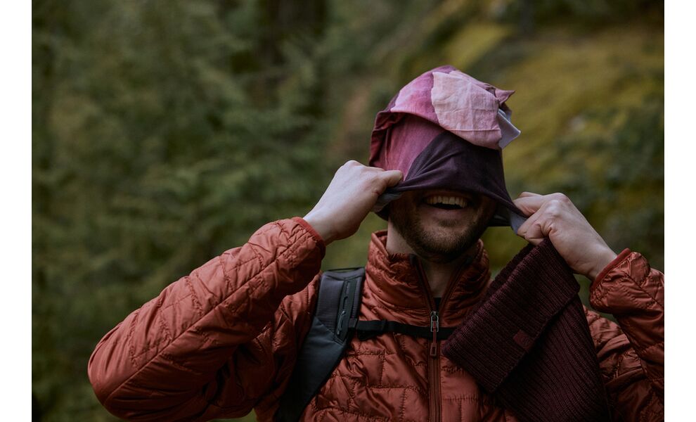 Мультишарф BUFF® Original EcoStretch (Lise Maroon), Колір виробника: Lise Maroon, зображення 3