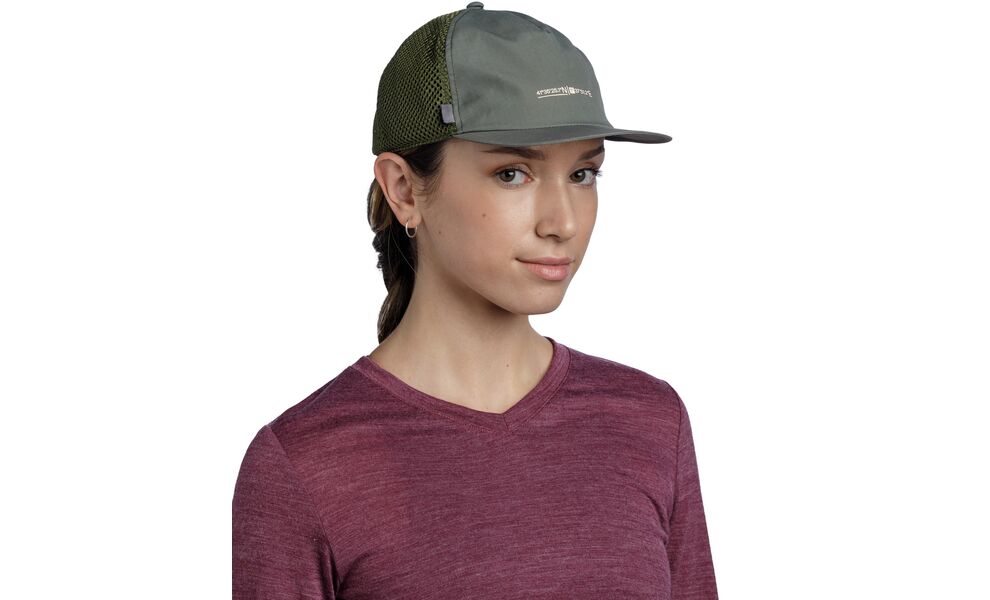 Кепка BUFF® Pack Trucker (Solid Military), Колір виробника: Solid Military, зображення 4