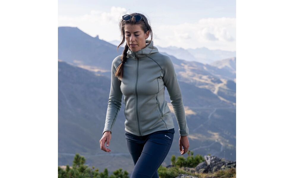 Фліска жіноча Montane Fury - FFRYH (Pale Sage), Колір виробника: Pale Sage, Розмір: S/EU 38, зображення 10