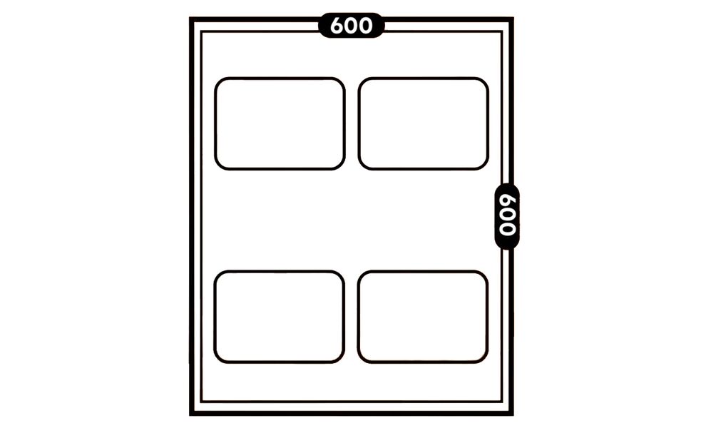 Гріюча ковдра BaseCamp Heating Blanket - 4 Pads, 600x600 мм, Тип розміру: 600x600 мм, зображення 3