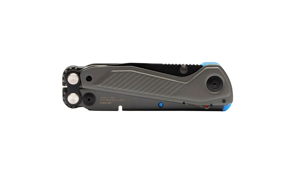 Мультитул з бітами SOG Flash MT (Urban Grey/Cyan) - 7 функцій, Колір рукоятки: Urban Grey/Cyan, Колір інструментів: Grey, зображення 5