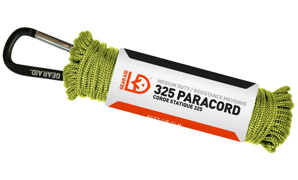 Паракорд Gear Aid 325 (зелений), 15 м, Довжина: 15, Колір виробника: зелений, зображення 3