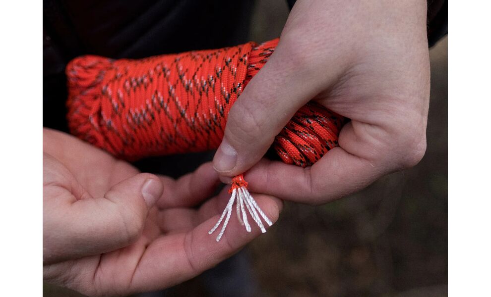 Паракорд Gear Aid 550 (чорний світловідбиваючий), 9 м, Довжина: 9, Колір виробника: чорний світловідбиваючий, зображення 7