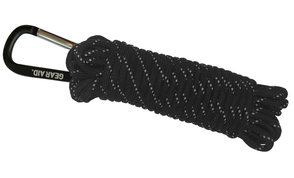 Паракорд Gear Aid 550 (чорний світловідбиваючий), 9 м, Довжина: 9, Колір виробника: чорний світловідбиваючий, зображення 2
