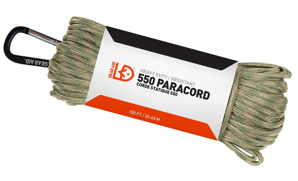 Паракорд Gear Aid 550 (камуфляж Sage/Tan), 30 м, Довжина: 30, Колір виробника: камуфляж Sage/Tan, зображення 3