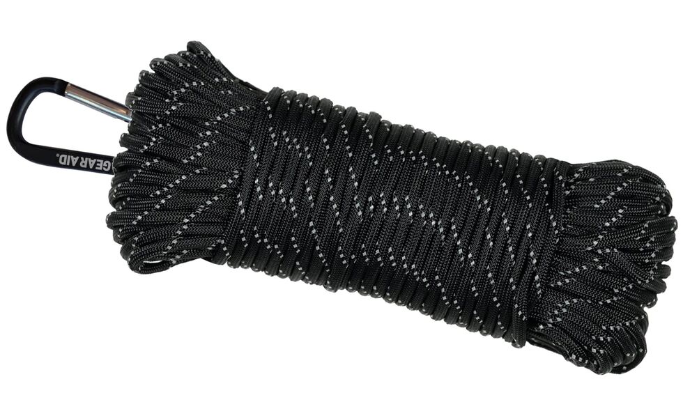 Паракорд Gear Aid 550 (чорний світловідбиваючий), 30 м, Довжина: 30, Колір виробника: чорний світловідбиваючий, зображення 2