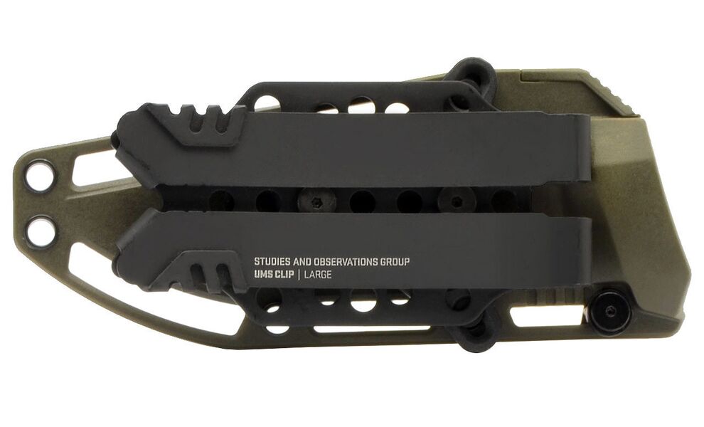Ніж SOG Trident FX - напівсерейторний (Olive Drab), Колір руків'я: Olive Drab, Колір леза: Black, зображення 6