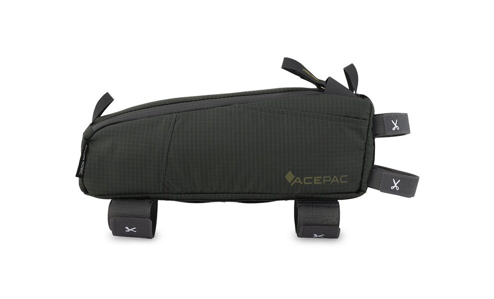 Сумка на раму Acepac Fuel Bag Nylon (Grey), L, Колір виробника: Grey, Розмір: 1.2 л/L, Об'єм: 1,2, зображення 2