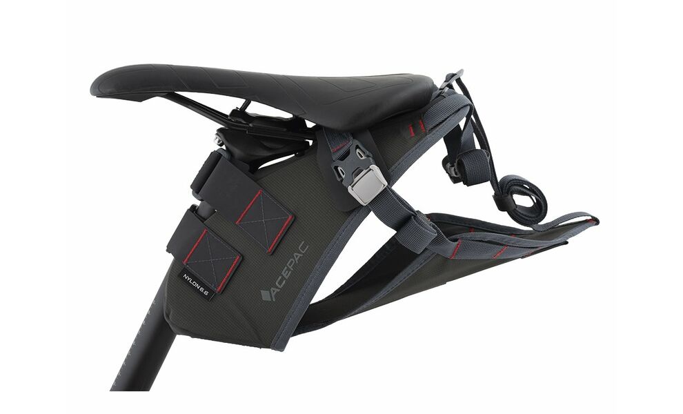 Підвісна система для підсідельної сумки Acepac Saddle Harness (Black), Колір виробника: Black, зображення 2