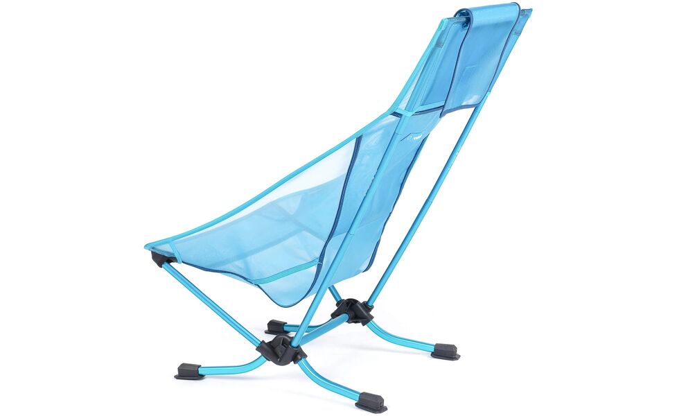 Розкладне крісло-шезлонг Helinox Beach Chair, Колір виробника: Blue Mesh, зображення 2