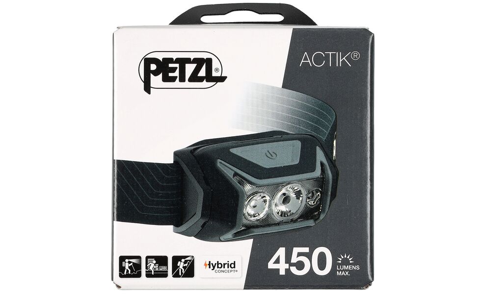 Ліхтар налобний Petzl Actik 450 (Grey), Колір корпусу: Grey, зображення 8