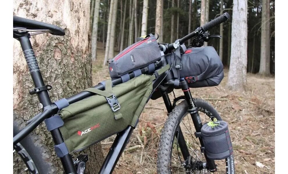 Сумка в середину рами Acepac Roll Frame Bag (Green), L, Колір виробника: Green, Розмір: 5 л/L, Об'єм: 5, зображення 2