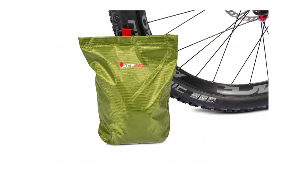 Сумка на раму Acepac Roll Fuel Bag (Green), M, Колір виробника: Green, Розмір: 0,8 л/M, Об'єм: 0,8, зображення 5