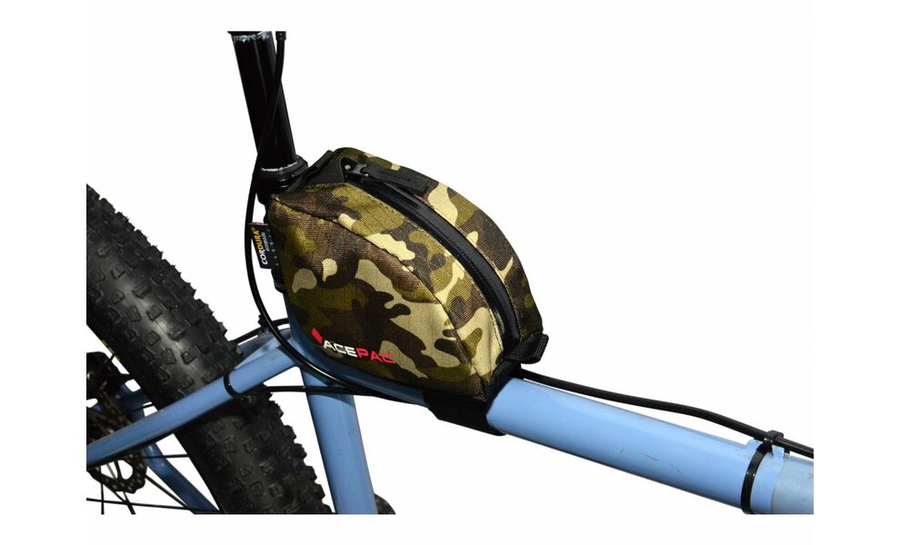 Сумка на раму Acepac Tube bag (Green), Колір виробника: Green, Розмір: 0,7 л, Об'єм: 0,7, зображення 3