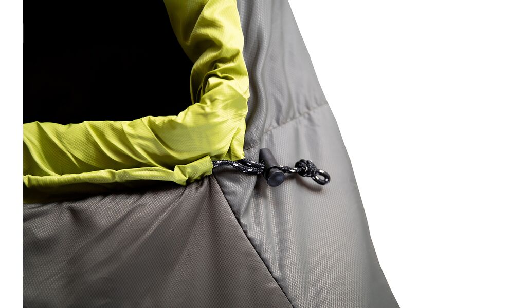 Зимовий туристичний спальник Tramp Arctic - Long (Green) до -15°C: з капюшоном, Максимальний зріст користувача: 195, Колір: Green/Grey, Сторона застібки: права, зображення 7