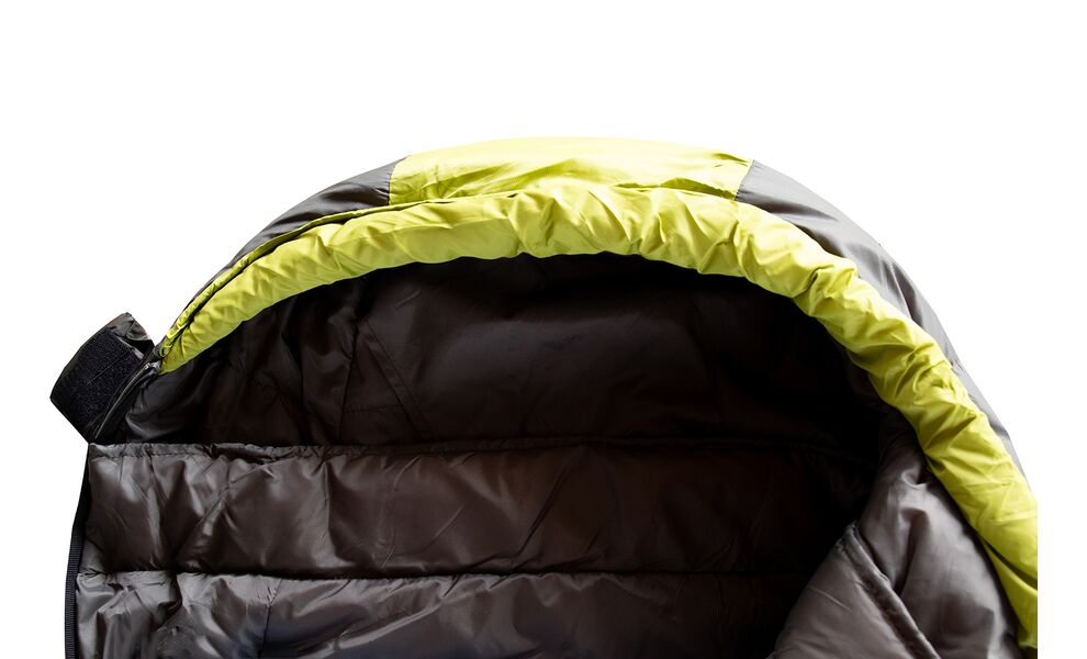 Зимовий туристичний спальник Tramp Arctic - Long (Green) до -15°C: з капюшоном, Максимальний зріст користувача: 195, Колір: Green/Grey, Сторона застібки: права, зображення 8