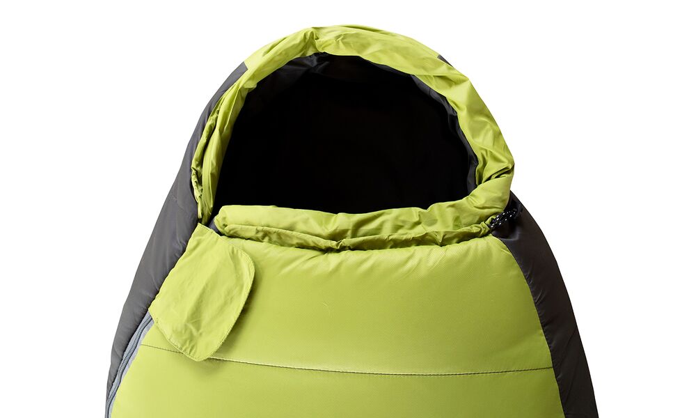 Демісезонний туристичний спальник Tramp Fjord - Regular (Green) до -5°C: з капюшоном, Максимальний зріст користувача: 185, Колір: Green/Grey, Сторона застібки: права, зображення 3