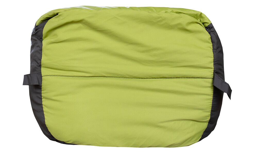 Демісезонний туристичний спальник Tramp Fjord - Regular (Green) до -5°C: з капюшоном, Максимальний зріст користувача: 185, Колір: Green/Grey, Сторона застібки: ліва, зображення 13