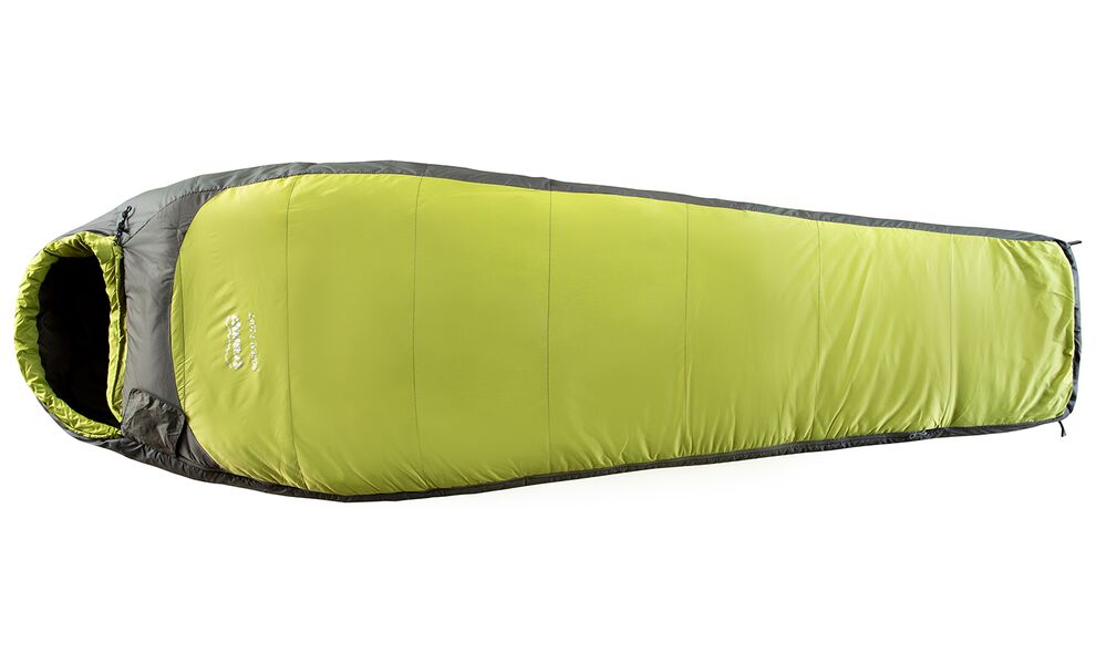 Демісезонний туристичний спальник Tramp Boreal - Regular (Green) до 0°C: з капюшоном, Максимальний зріст користувача: 185, Колір: Green/Grey, Сторона застібки: права, зображення 2