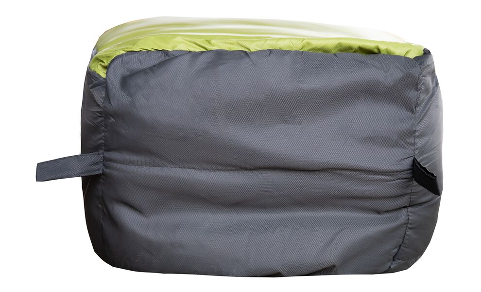 Демісезонний туристичний спальник Tramp Boreal - Regular (Green) до 0°C: з капюшоном, Максимальний зріст користувача: 185, Колір: Green/Grey, Сторона застібки: права, зображення 12