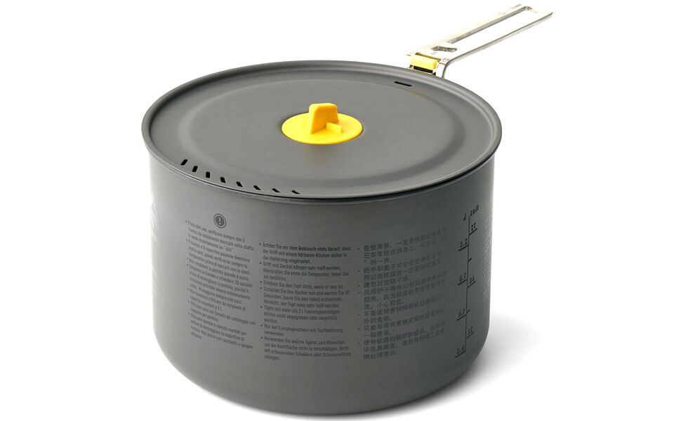 Туристична каструля з антипригарним покриттям Sea to Summit Frontier на 3 л, анодований алюміній, Об'єм: 3, Колір виробника: Grey, зображення 6