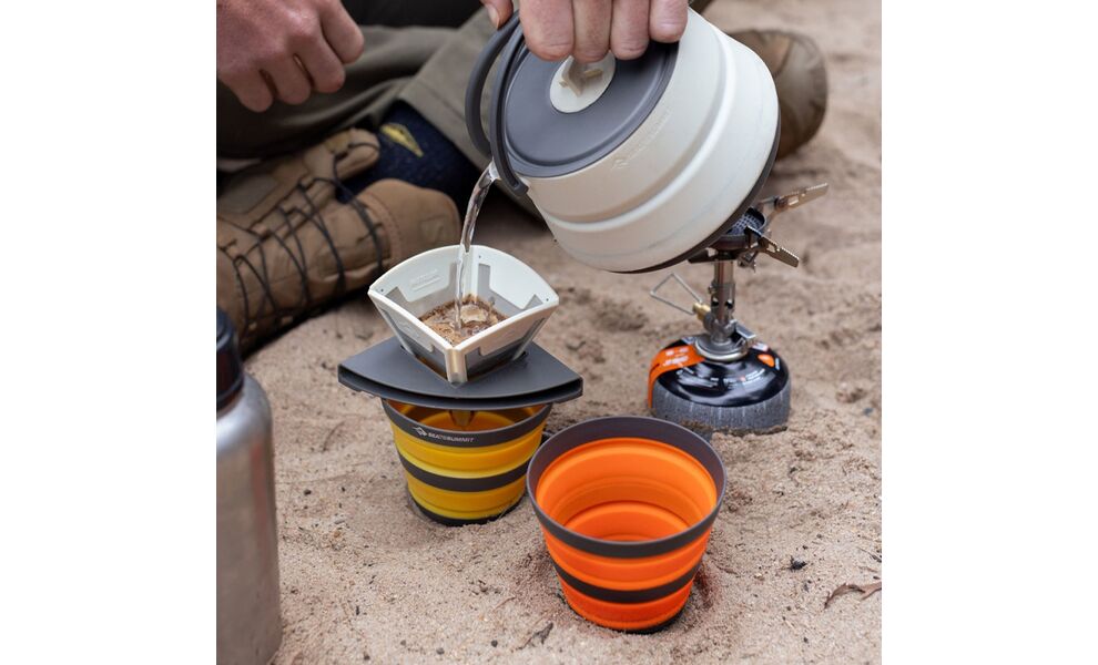 Похідний набір складного посуду Sea to Summit Frontier Kettle Cook - Set 2P (БЕЗ чохла) на 2 особи: чайник, 2 стакани, Тип комплекту: Set 2P, зображення 15