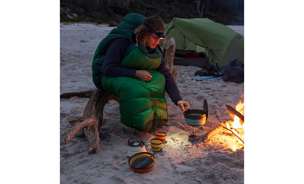 Похідний набір складного посуду Sea to Summit Frontier One Pot Cook - Set 2P (БЕЗ чохла) на 2 особи: каструля, 2 миски, 2 стакани, Тип комплекту: Set 2P, зображення 22