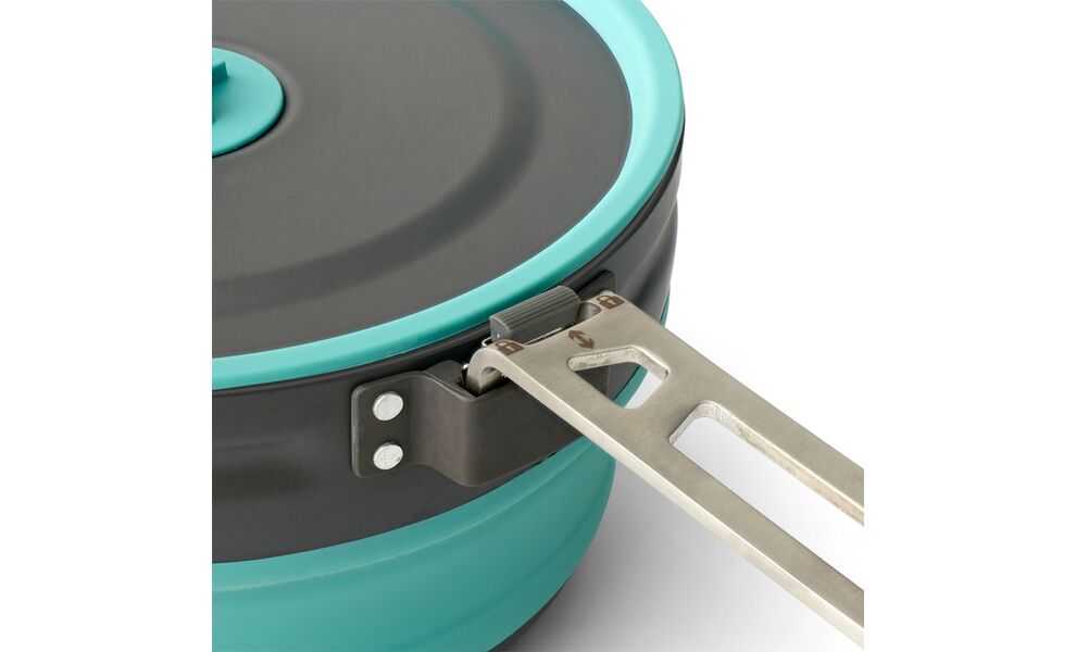 Похідний набір складного посуду Sea to Summit Frontier One Pot Cook - Set 2P (БЕЗ чохла) на 2 особи: каструля, 2 миски, 2 стакани, Тип комплекту: Set 2P, зображення 6