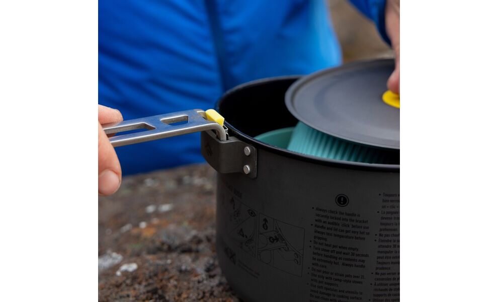 Похідний набір посуду Sea to Summit Frontier One Pot Cook - Set 2P на 2 особи: каструля, 2 миски, 2 стакани, Тип комплекту: Set 2P, зображення 24