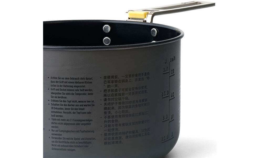 Туристичний набір посуду Sea to Summit Frontier One Pot Cook - Set 1P на 1 особу: каструля 1,3 л, миска, стакан, Тип комплекту: Set 1P (каструля 1,3 л), зображення 8