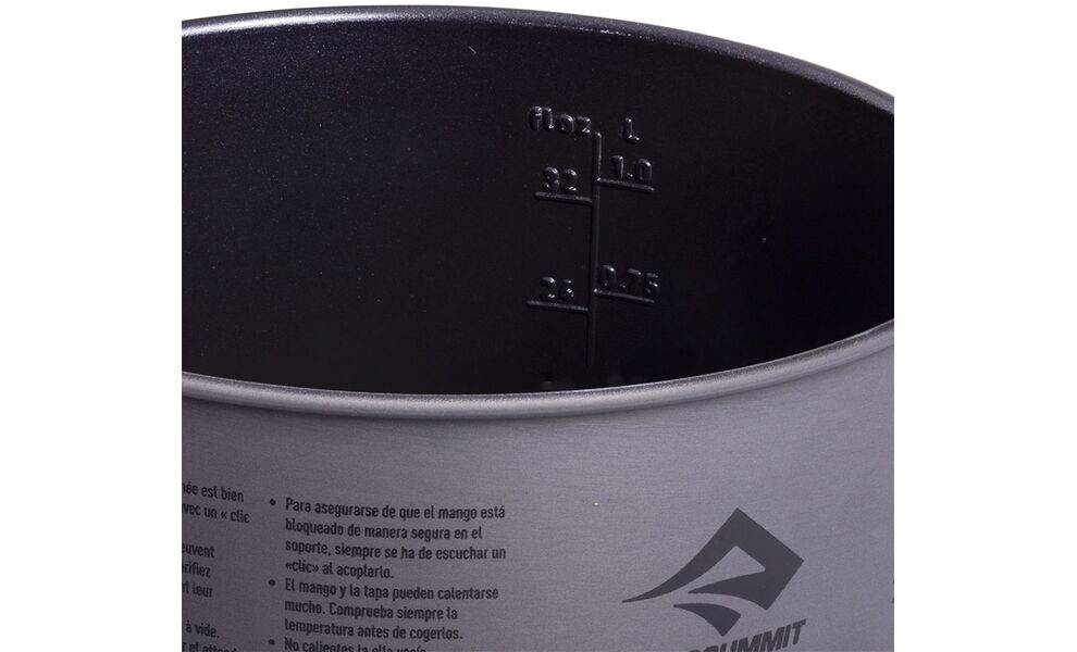Туристичний набір посуду Sea to Summit Frontier One Pot Cook - Set 1P на 1 особу: каструля 1,3 л, миска, стакан, Тип комплекту: Set 1P (каструля 1,3 л), зображення 9