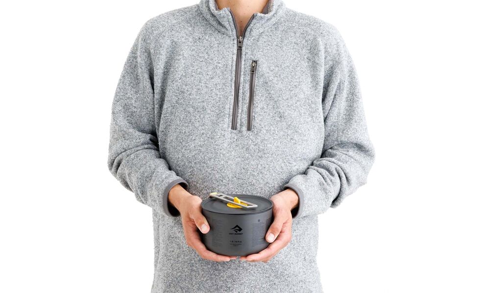 Туристичний набір посуду Sea to Summit Frontier One Pot Cook - Set 1P на 1 особу: каструля 1,3 л, миска, стакан, Тип комплекту: Set 1P (каструля 1,3 л), зображення 11
