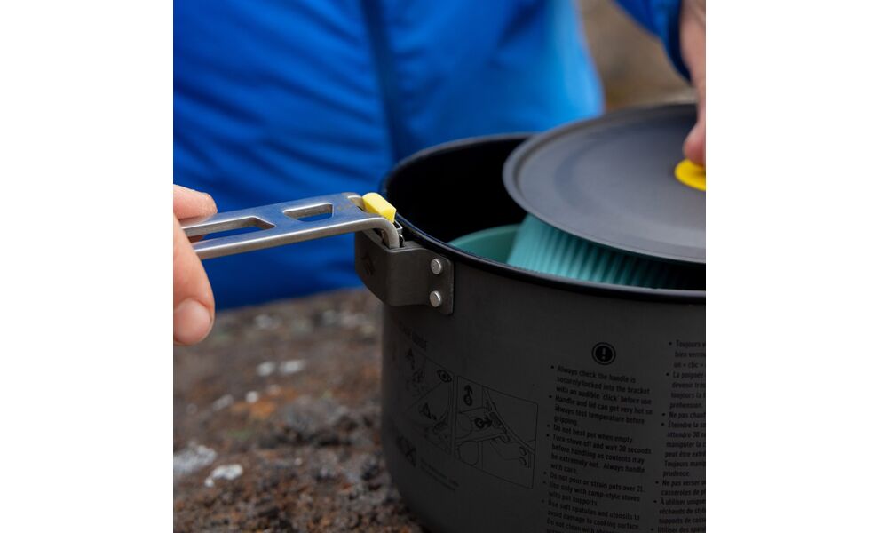 Туристичний набір посуду Sea to Summit Frontier One Pot Cook - Set 1P на 1 особу: каструля 1,3 л, миска, стакан, Тип комплекту: Set 1P (каструля 1,3 л), зображення 18