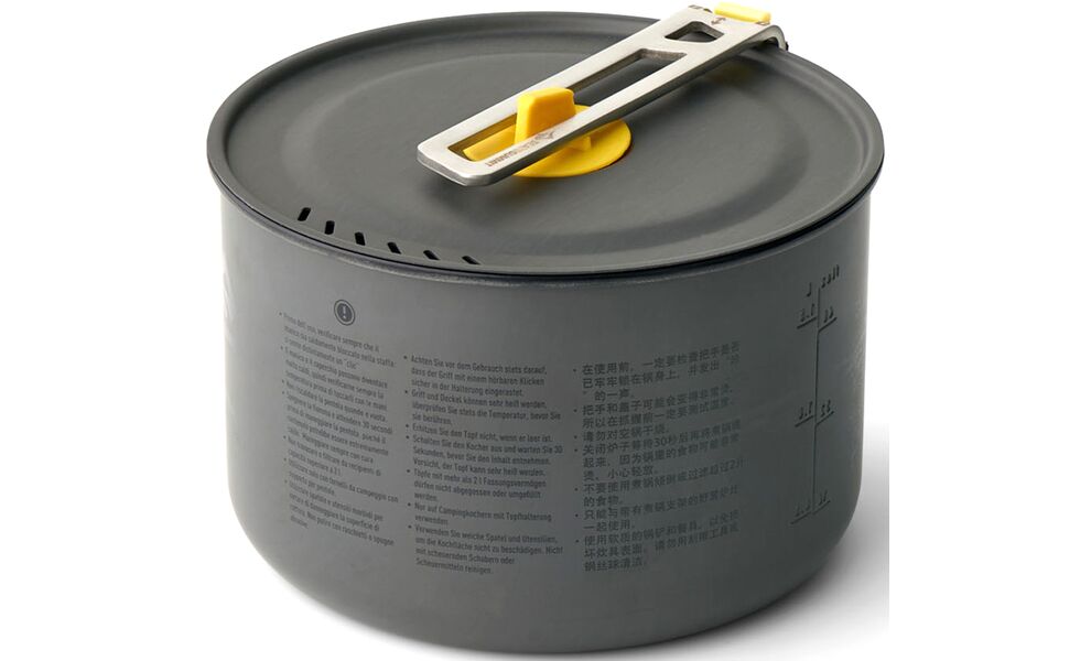 Похідний набір посуду Sea to Summit Frontier One Pot Cook - Set 2P на 2 особи: каструля, 2 миски, 2 стакани, Тип комплекту: Set 2P, зображення 5