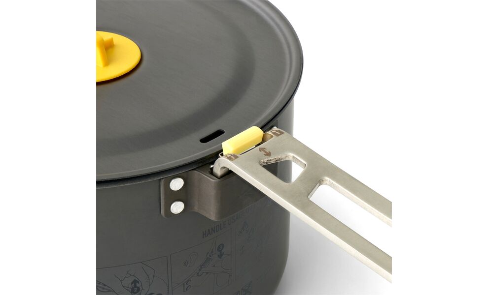 Туристичний набір посуду Sea to Summit Frontier One Pot Cook - Set 1P на 1 особу: каструля 2 л, миска, стакан, Тип комплекту: Set 1P (каструля 2 л), зображення 7