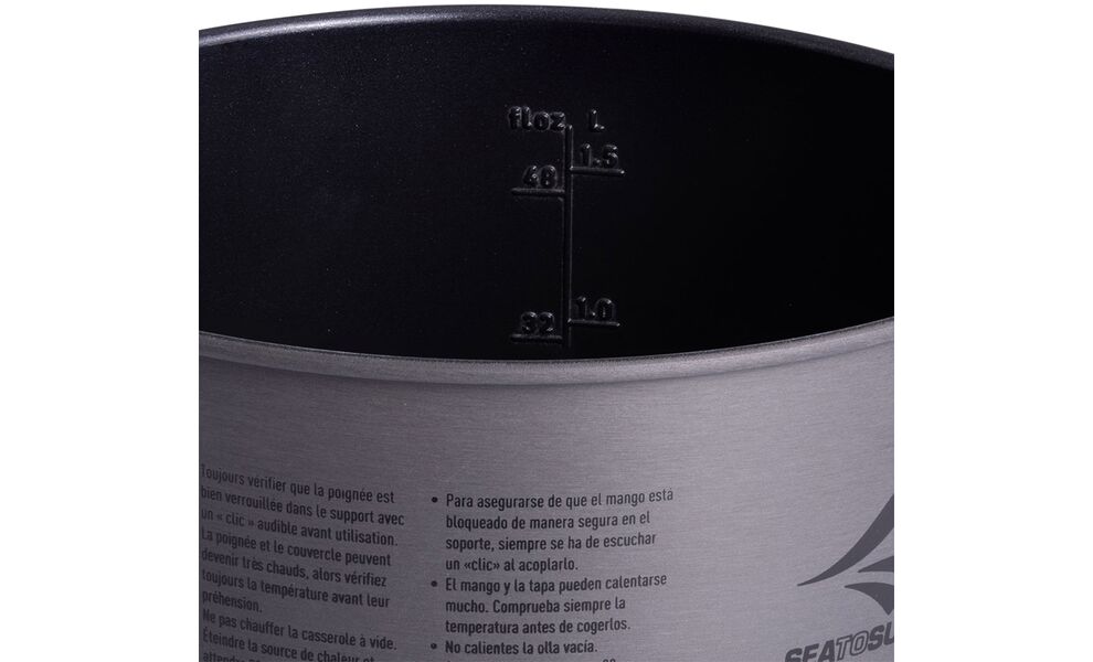 Похідний набір посуду Sea to Summit Frontier One Pot Cook - Set 2P на 2 особи: каструля, 2 миски, 2 стакани, Тип комплекту: Set 2P, зображення 9