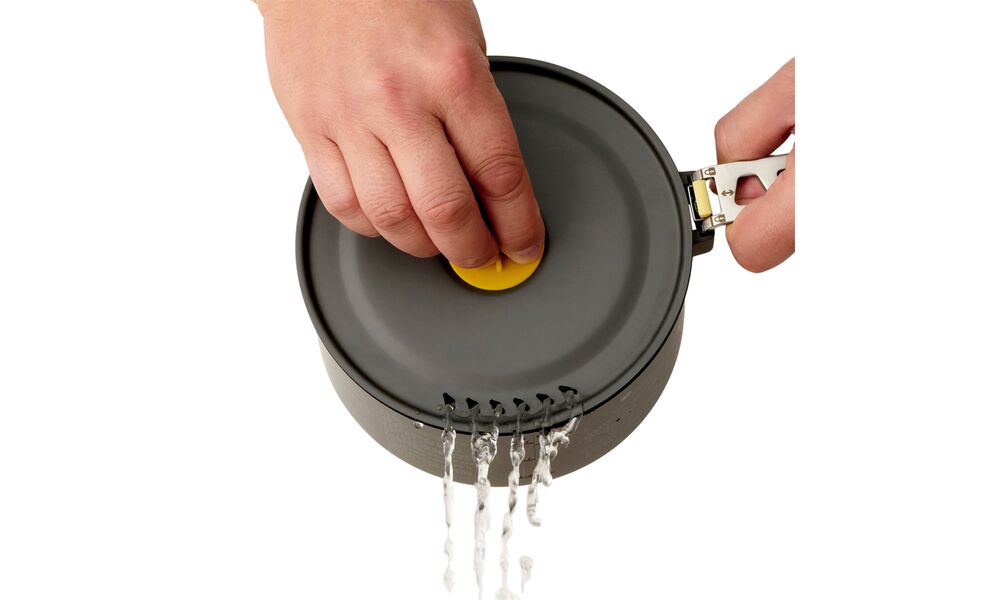 Туристичний набір посуду Sea to Summit Frontier One Pot Cook - Set 1P на 1 особу: каструля 2 л, миска, стакан, Тип комплекту: Set 1P (каструля 2 л), зображення 10